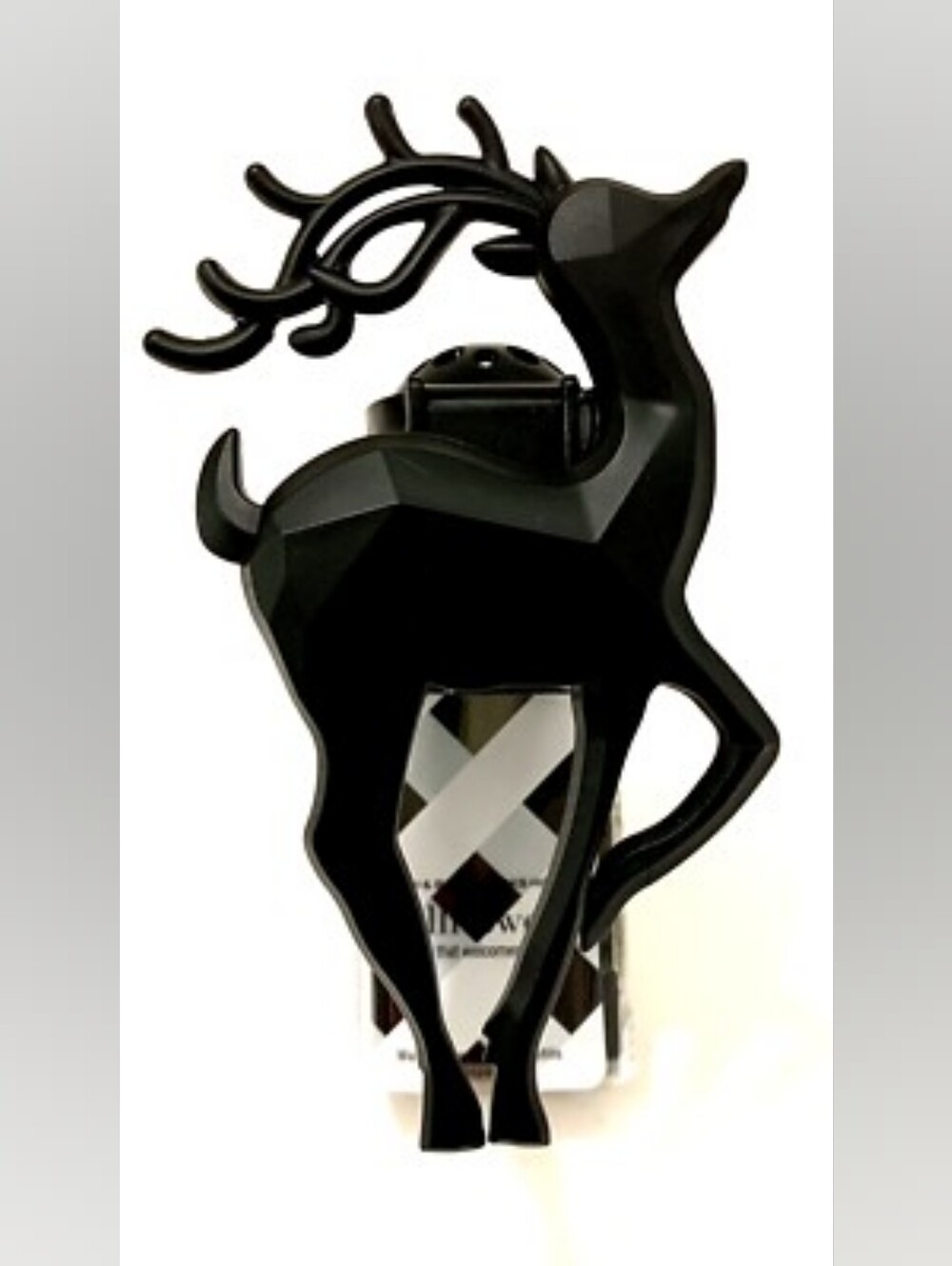 Bath and Body Works GEOMETRIC REINDEER BLACK WallFlower Plug Holiday 2022 NEW